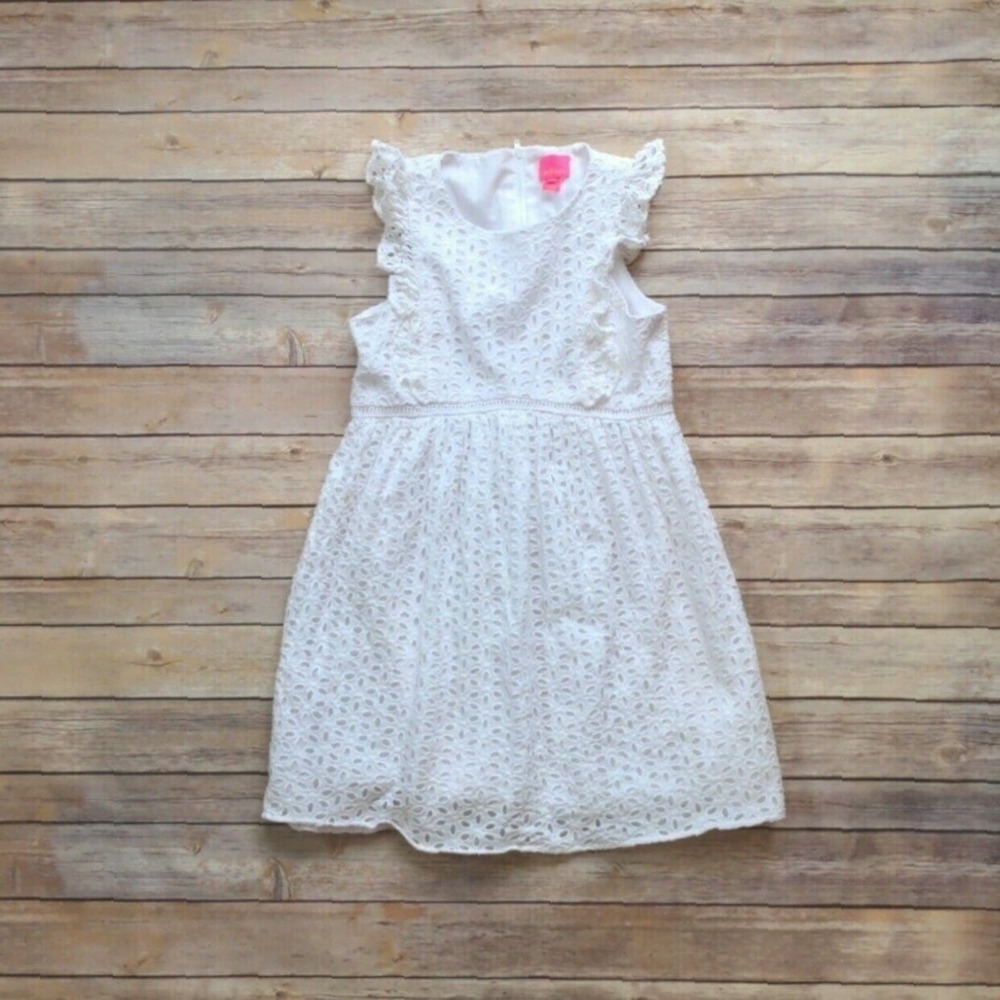 Lilly Pulitzer White Eyelet Dress -Size 12